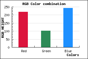 rgb background color #DB67F2 mixer