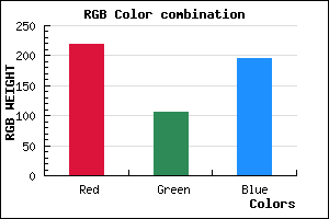 rgb background color #DB69C3 mixer