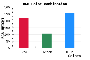 rgb background color #DB69FF mixer