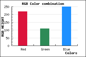 rgb background color #DB6EFA mixer
