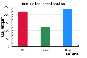 rgb background color #DB7AEC mixer
