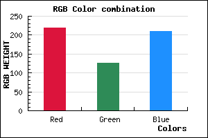 rgb background color #DB7ED1 mixer