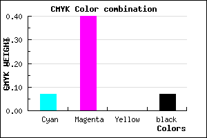 #DB8DEC color CMYK mixer
