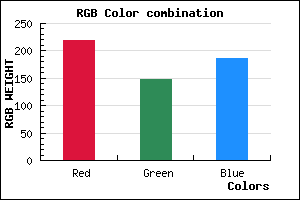 rgb background color #DB93BB mixer