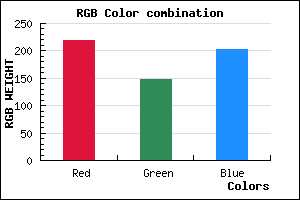 rgb background color #DB93CA mixer