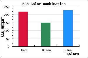 rgb background color #DB96E4 mixer