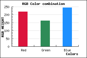 rgb background color #DBA2F4 mixer