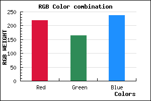 rgb background color #DBA5ED mixer