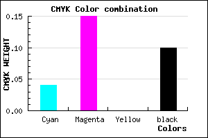 #DBC3E5 color CMYK mixer
