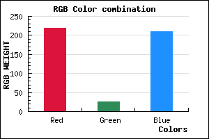 rgb background color #DB19D1 mixer
