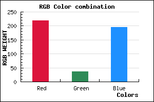 rgb background color #DB24C3 mixer