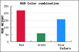 rgb background color #DB3A9D mixer