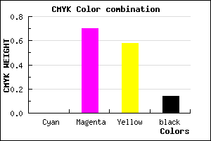 #DB415B color CMYK mixer