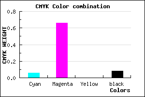 #DB4FEA color CMYK mixer