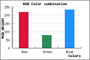 rgb background color #DB4FEA mixer