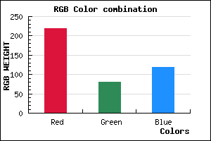 rgb background color #DB5177 mixer