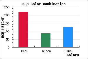 rgb background color #DB567E mixer