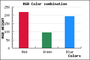 rgb background color #DB5EC1 mixer