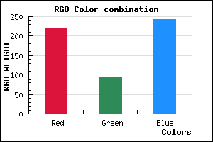 rgb background color #DB5FF3 mixer