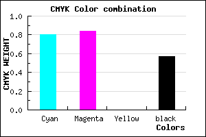 #16116D color CMYK mixer