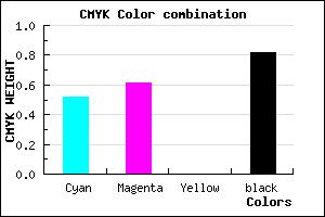 #16122E color CMYK mixer