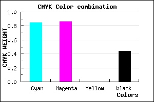 #16148E color CMYK mixer
