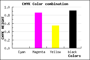#16030A color CMYK mixer