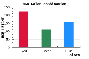rgb background color #DC6E9D mixer