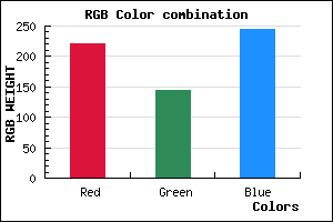rgb background color #DC90F4 mixer