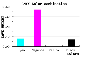 #DC96EE color CMYK mixer