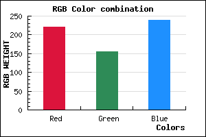 rgb background color #DC9BEF mixer