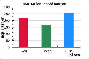 rgb background color #DCA1FD mixer