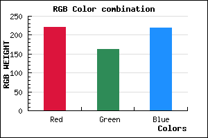 rgb background color #DCA3DB mixer