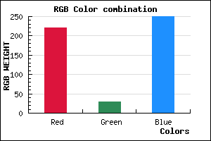 rgb background color #DC1DFA mixer