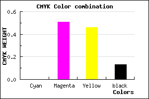 #DD6D77 color CMYK mixer