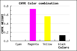 #DD3B61 color CMYK mixer