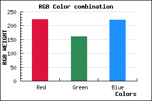 rgb background color #DEA1DC mixer