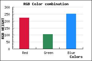 rgb background color #DF6AFC mixer