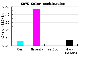 #DF7EEE color CMYK mixer