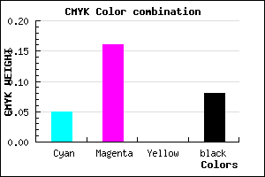#DFC5EB color CMYK mixer
