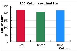 rgb background color #DFD1DB mixer