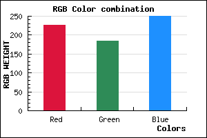 rgb background color #E2B8FA mixer