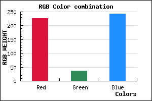 rgb background color #E225F3 mixer