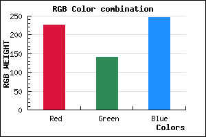 rgb background color #E38DF7 mixer