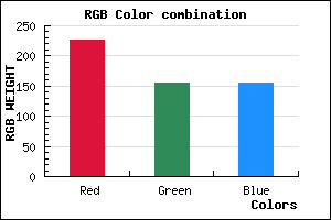 rgb background color #E39C9C mixer