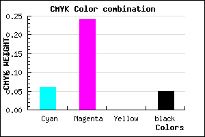 #E3B7F1 color CMYK mixer