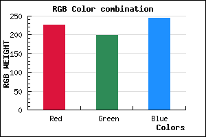 rgb background color #E3C6F4 mixer