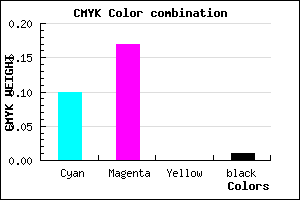 #E3D2FC color CMYK mixer