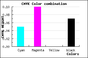 #E3D7EE color CMYK mixer