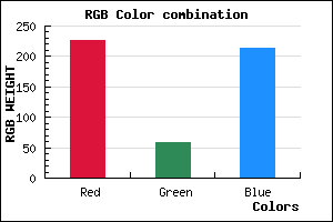 rgb background color #E33BD5 mixer